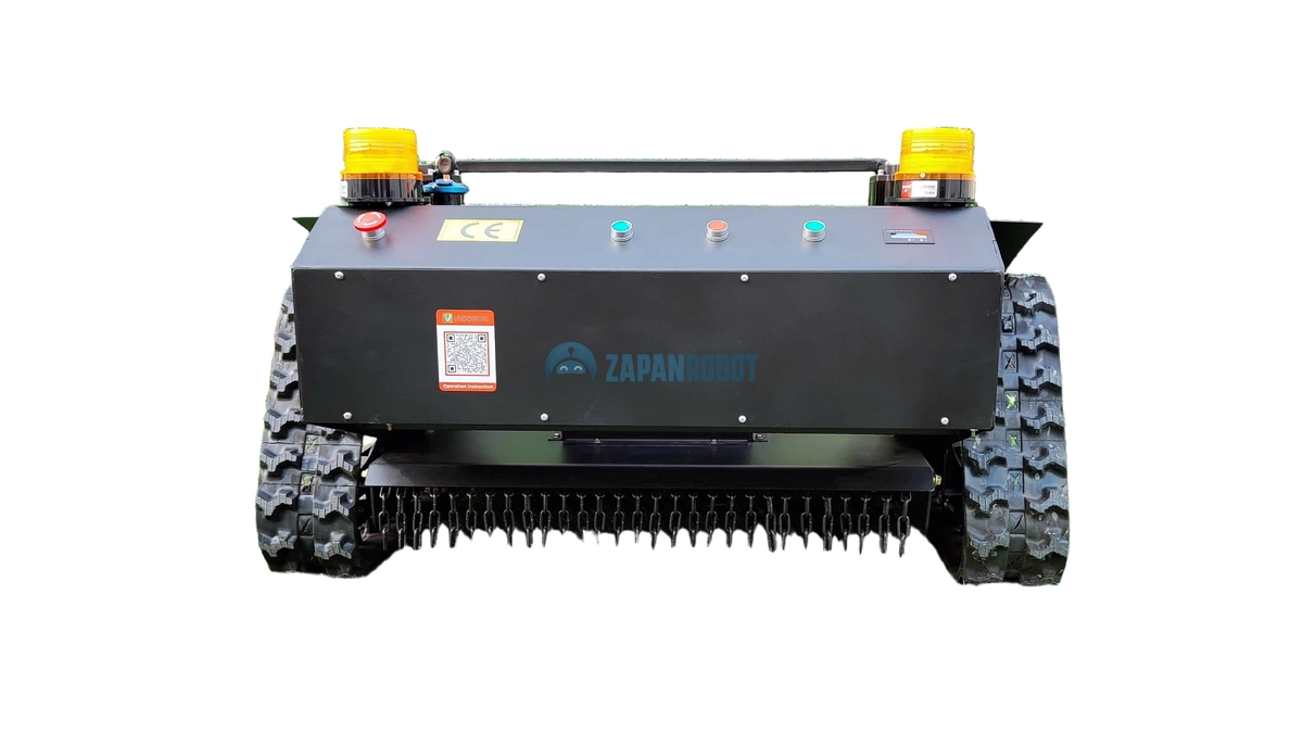 Самоходная радиоуправляемая косилка Zapan M800 для работы на уклонах до 60°